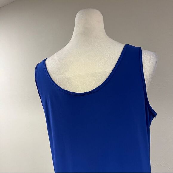 Kate & Mallory Casual royal Sleeveless hi-low maxi Dress - Picture 7 of 13